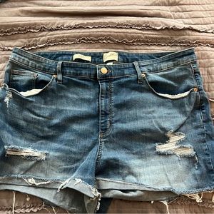 Universal thread denim shorts plus size
